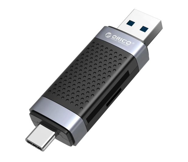 Orico Czytnik kart SD/microSD USB-A/USB-C 2.0 - 1500419 - zdjęcie